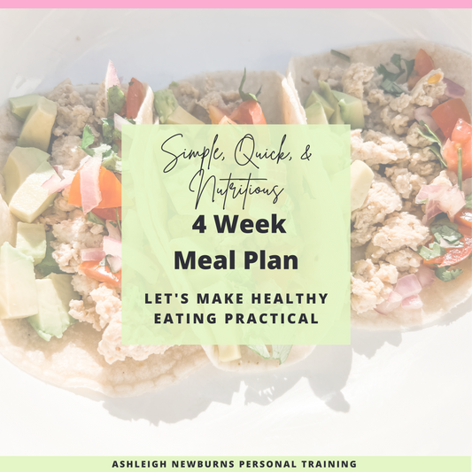 4 Week Meal Plan & Recipie Book