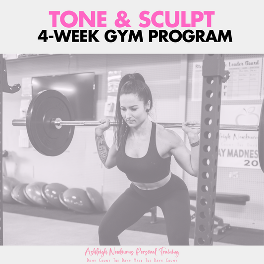 TONE & SCULPT : 4 Week FREE Gym Program